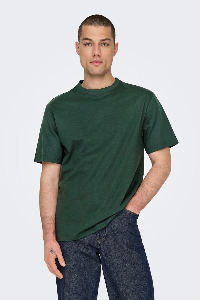 Only & Sons Tricou relaxed fit din bumbac organic Fred - Pled.ro