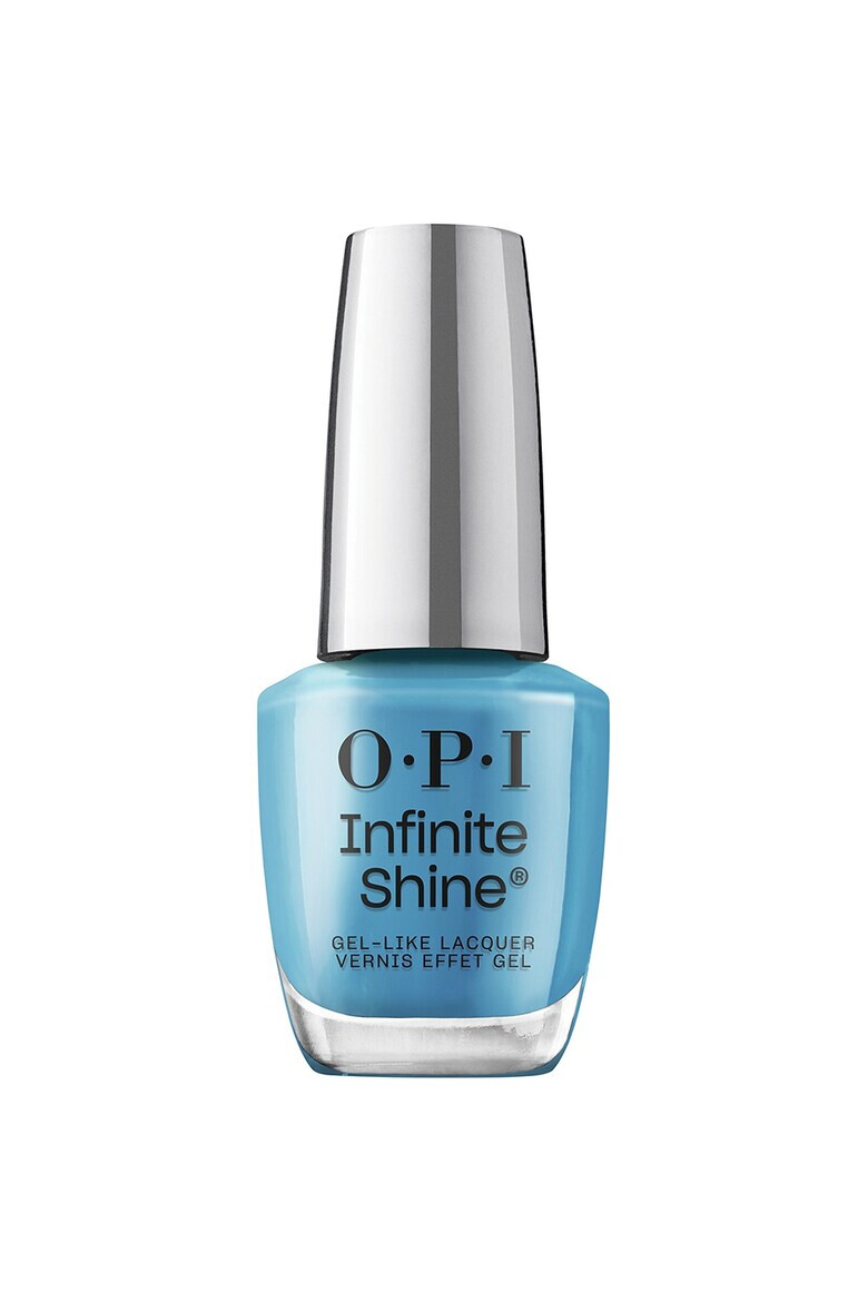 Opi Lac de unghii cu efect de gel Infinite Shine Never Leavin' Blue 15 ml - Pled.ro