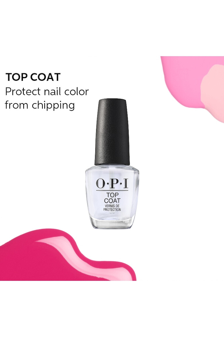 Opi Lac de unghii top coat transparent Top Coat 15 ml - Pled.ro