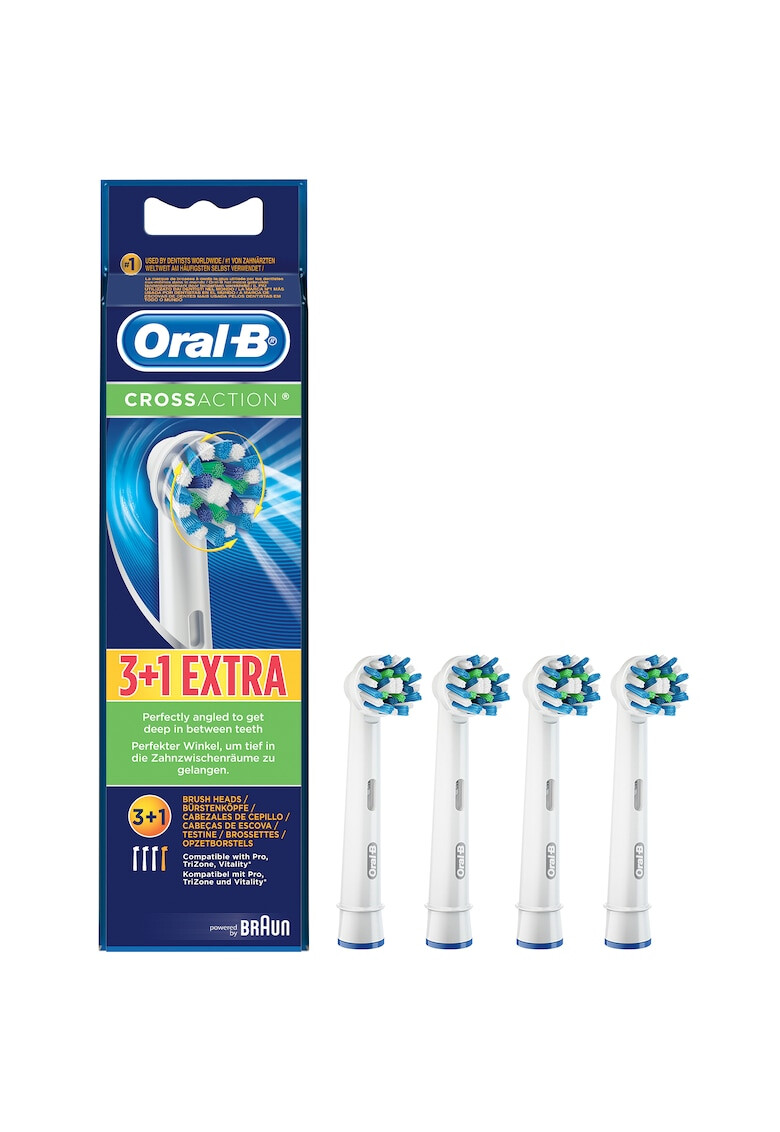 Oral-B Rezerva periuta de dinti electrica Cross Action EB50 3+1 Gratis - Pled.ro