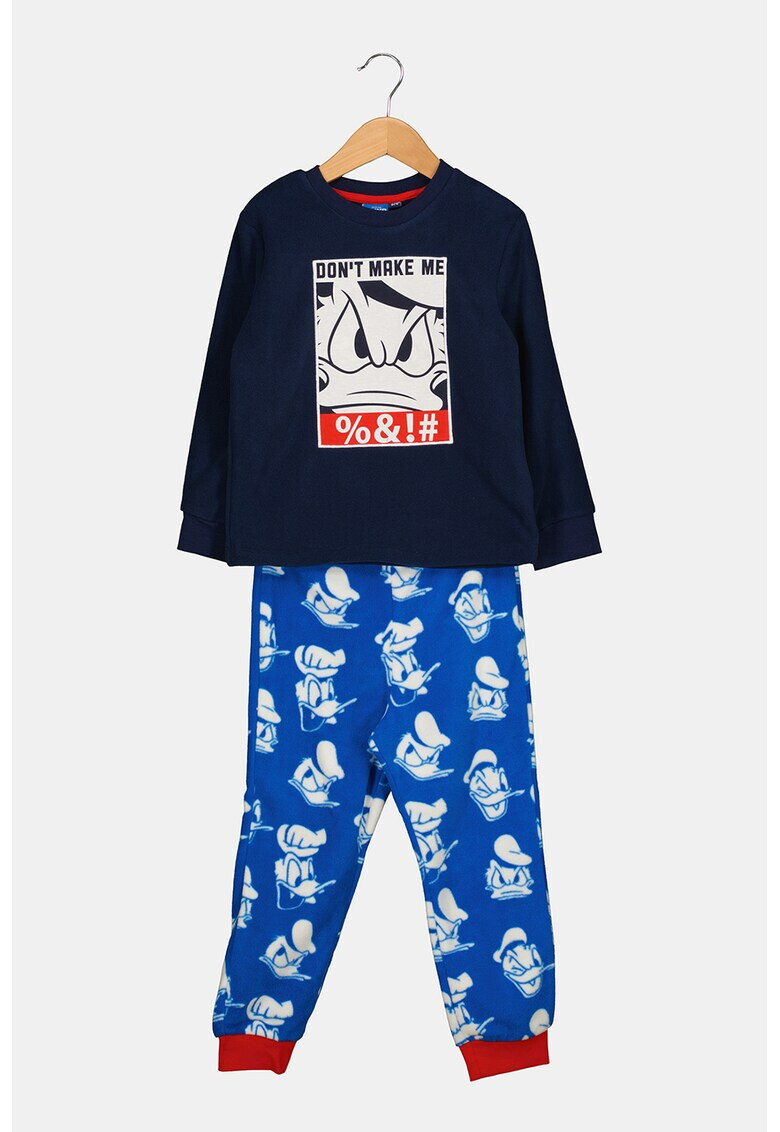 Original Marines Pijama cu maneci lungi si imprimeu Donald DUck - Pled.ro