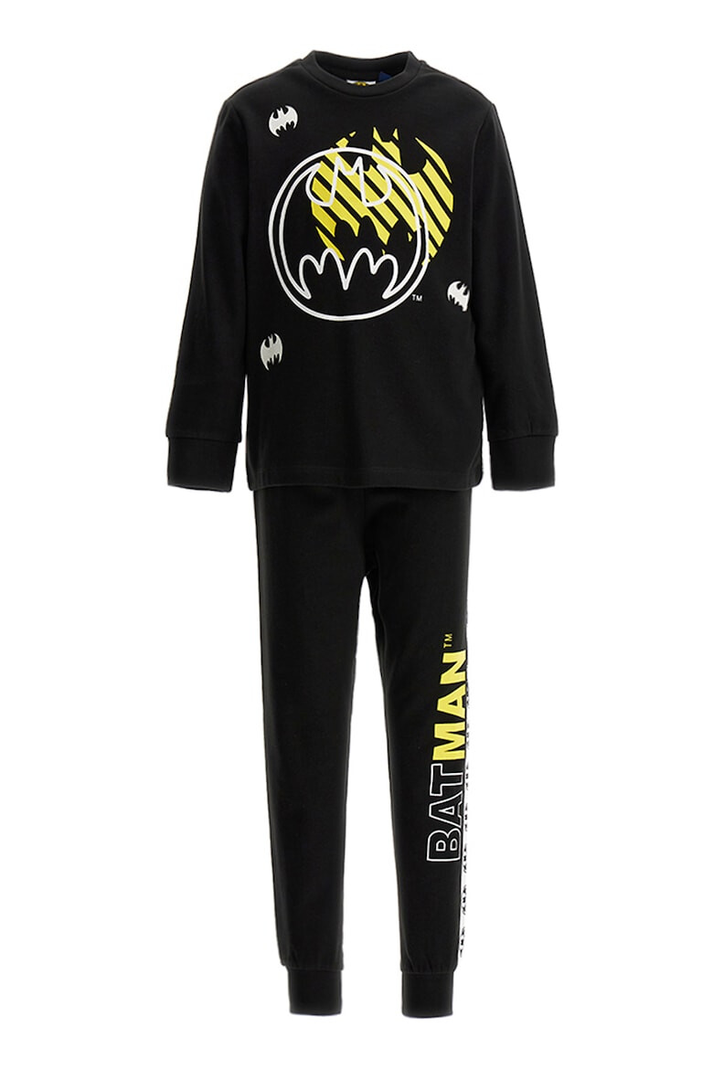 Original Marines Pijama cu maneci lungi si motive cu Batman - Pled.ro