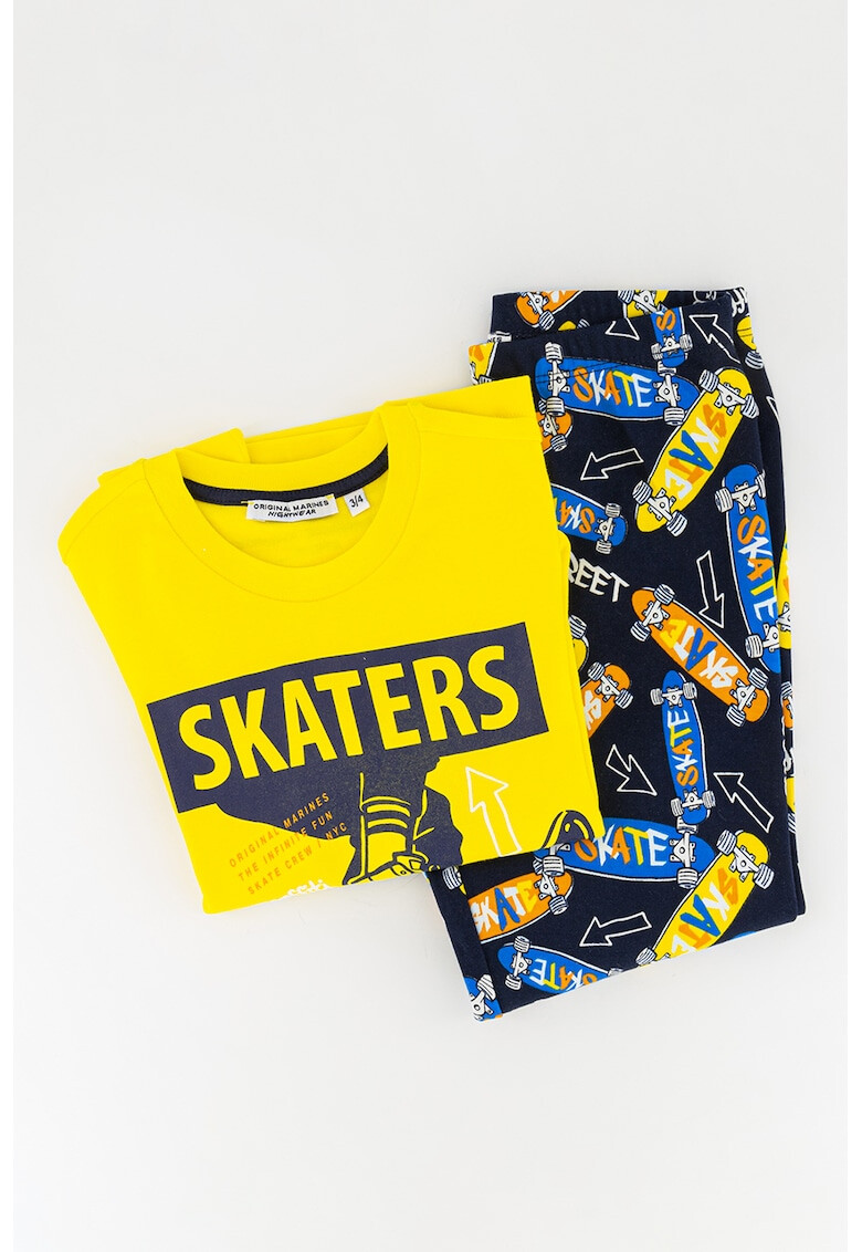 Original Marines Pijama cu model cu skateboarding - Pled.ro