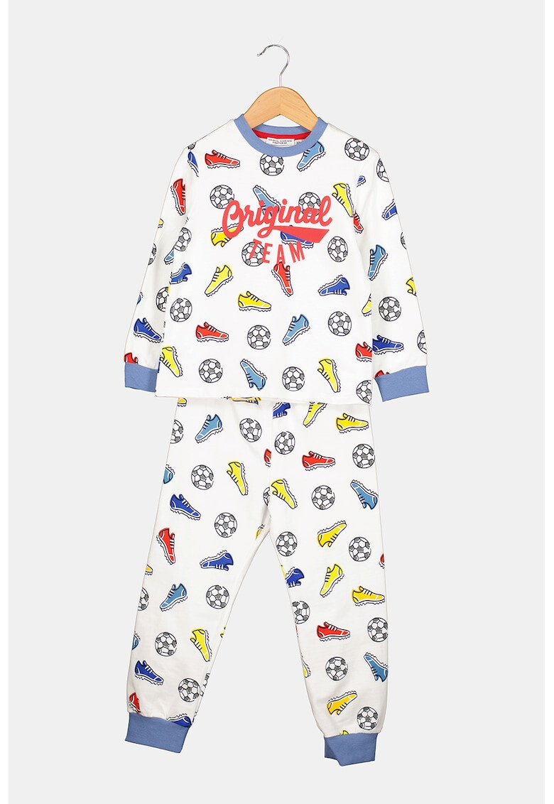 Original Marines Pijama din bumbac cu imprimeu grafic - Pled.ro