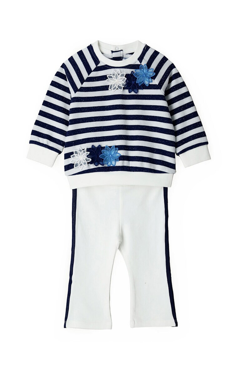 Original Marines Set de bluza sport si pantaloni evazati cu model in dungi - Pled.ro