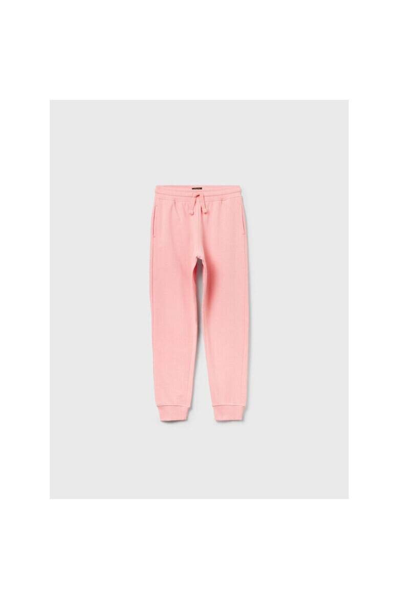 OVS Pantaloni copii 105985 Roz Bumbac - Pled.ro