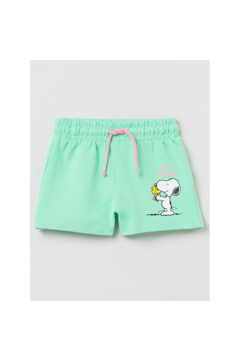 OVS Pantaloni copii 38756 Verde Bumbac - Pled.ro