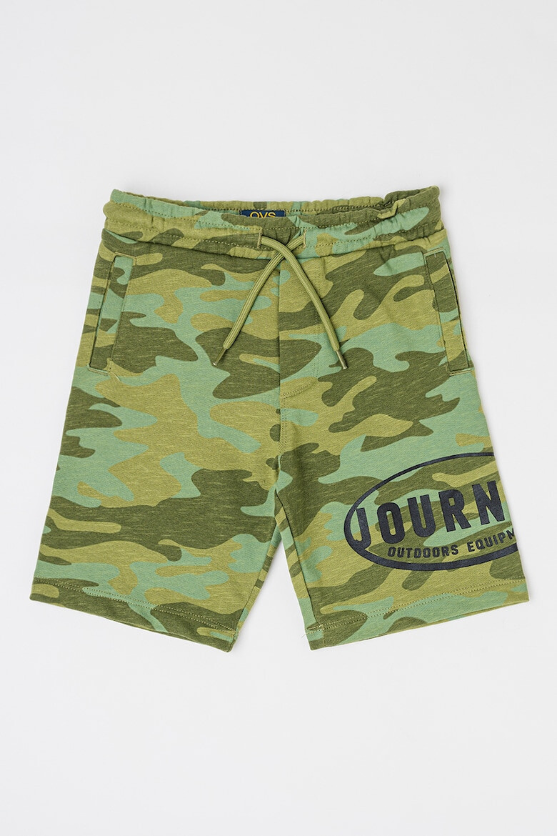 OVS Pantaloni scurti de bumbac cu model camuflaj - Pled.ro