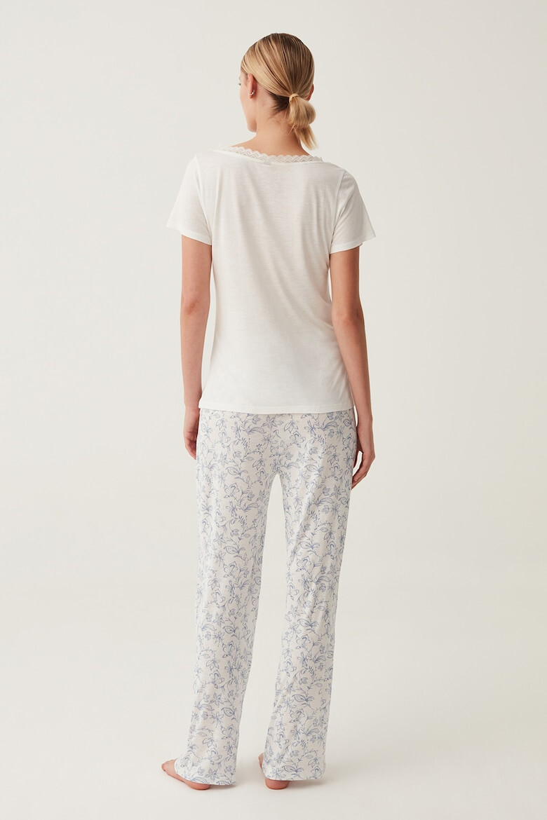 OVS Pijama cu model floral - Pled.ro