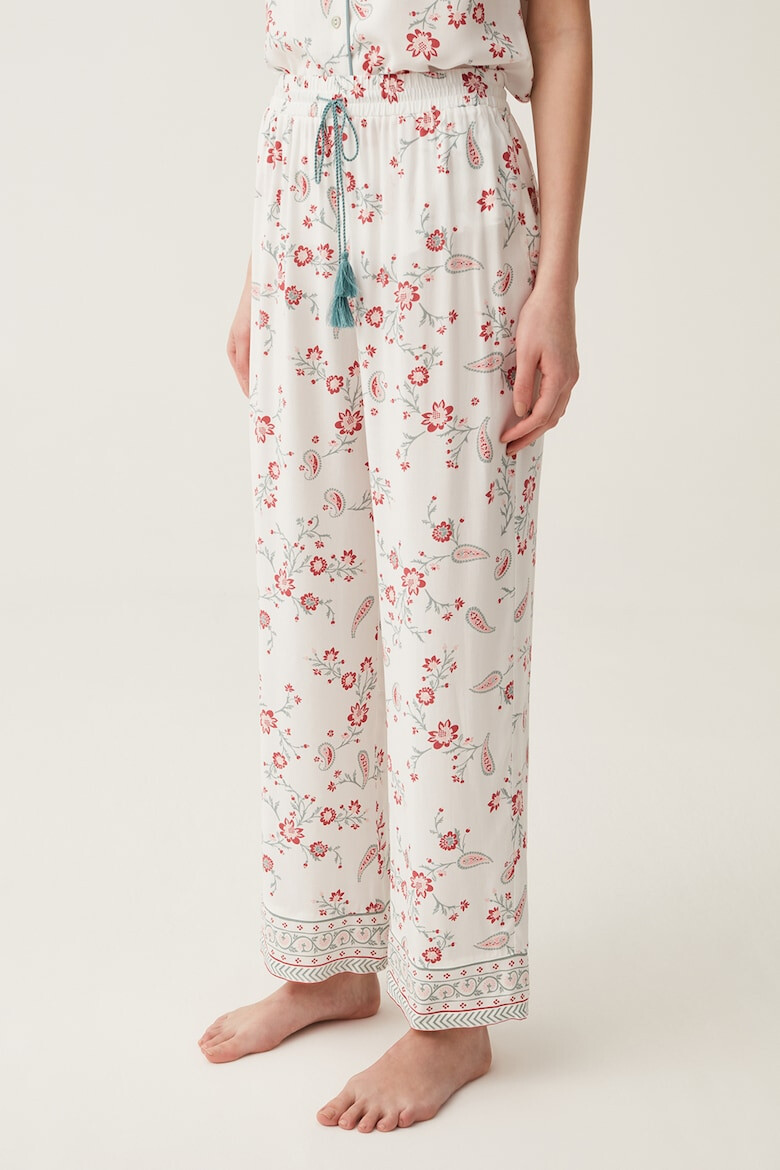 OVS Pijama cu nasturi si model floral - Pled.ro