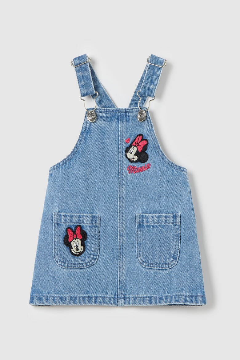 OVS Salopeta din denim cu broderie Minnie Mouse - Pled.ro