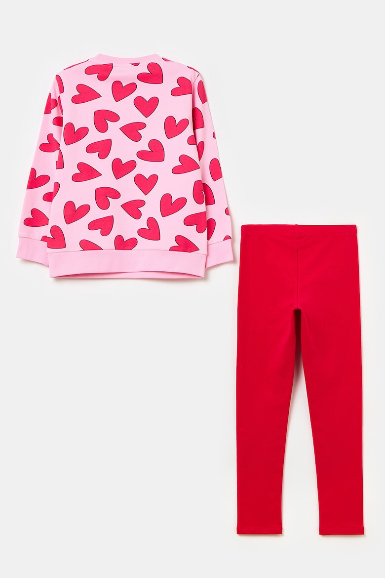 OVS Set de bluza de trening si colanti cu imprimeu Minnie Mouse - Pled.ro