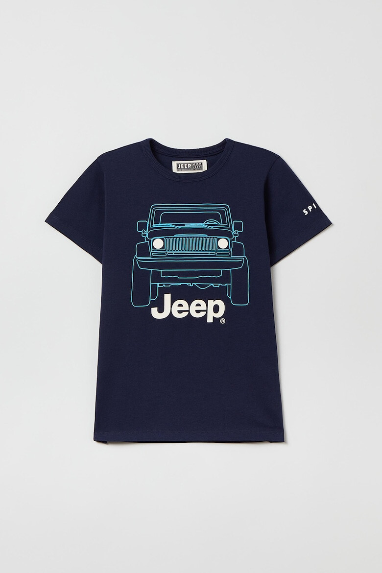 OVS Tricou cu imprimeu cu Jeep - Pled.ro