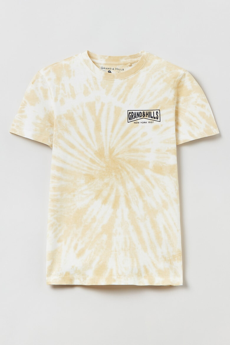 OVS Tricou din bumbac cu model tie-dye - Pled.ro