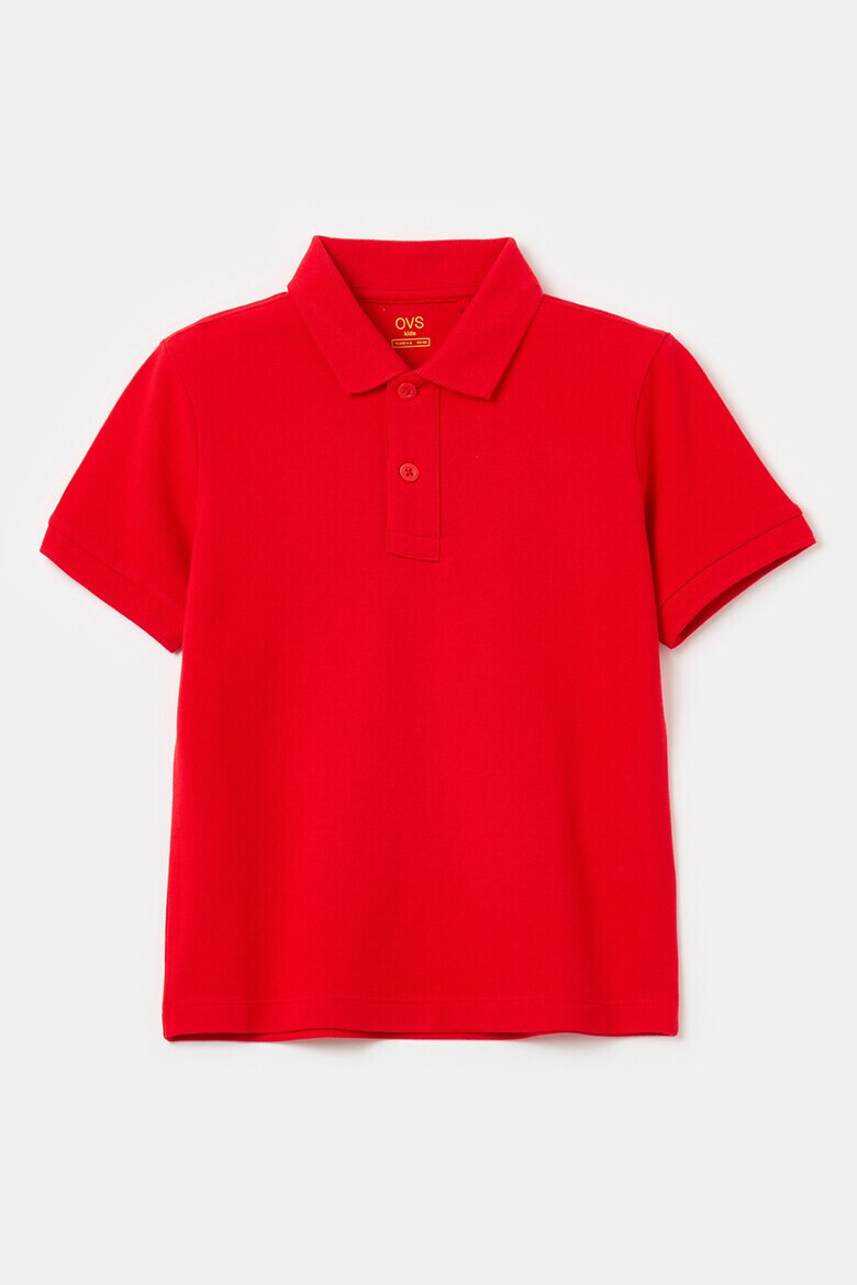 OVS Tricou polo din piqué de bumbac - Pled.ro