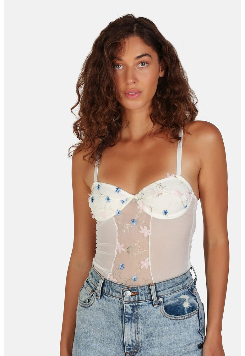 OW Intimates Body cu detalii brodate Flora - Pled.ro