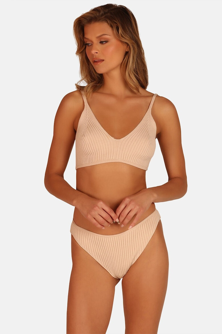 OW Intimates Bustiera cu aspect striat Karma - Pled.ro