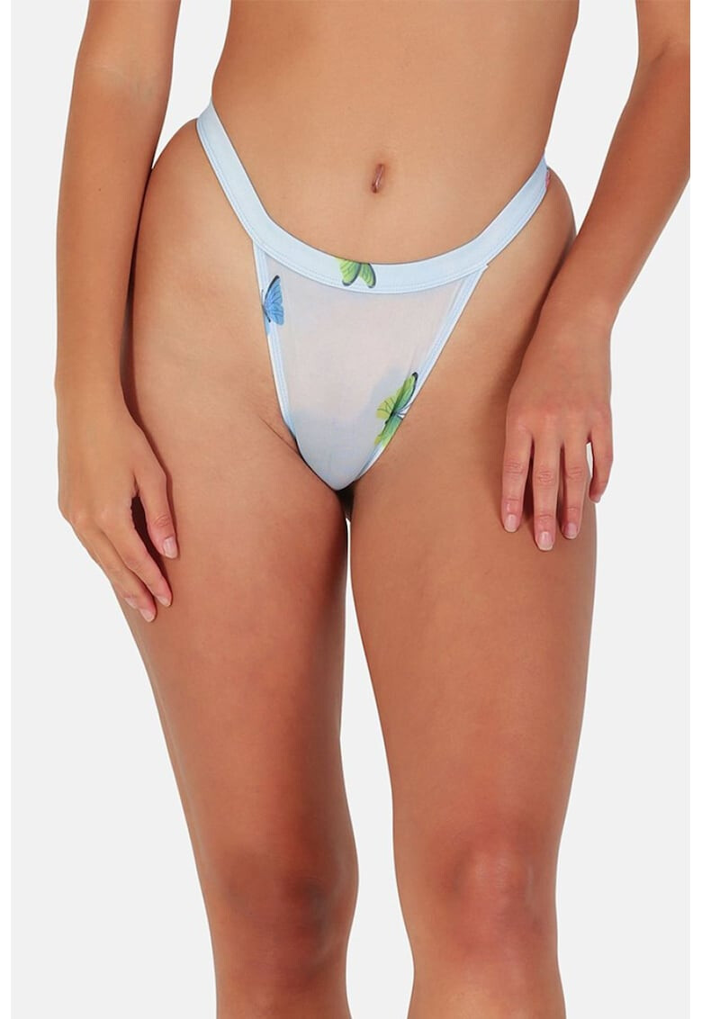 OW Intimates Chiloti tanga cu aspect semitransparent Butterfly - Pled.ro