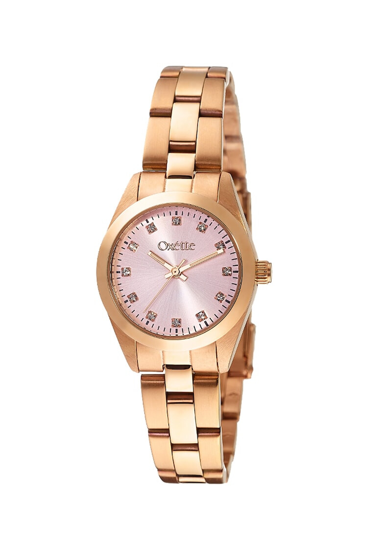 OXETTE Ceas placat cu aur rose de 18K - Pled.ro