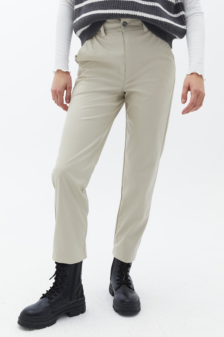 OXXO Pantaloni crop de piele ecologica - Pled.ro