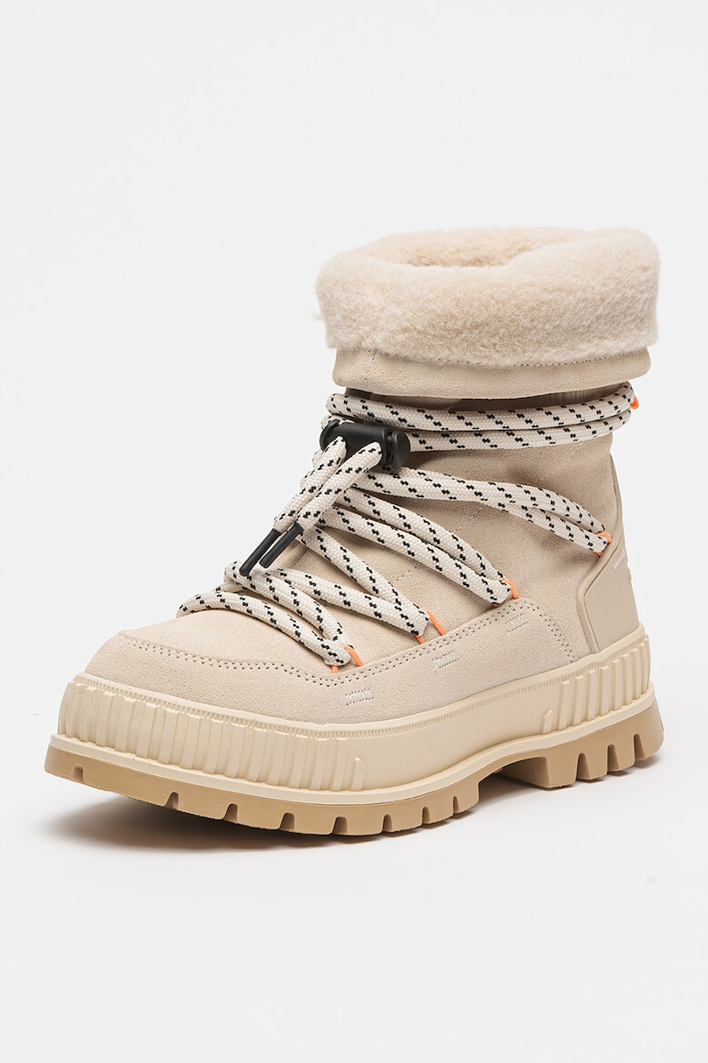 Palladium Cizme medii de piele intoarsa Pallashock Hiver - Pled.ro