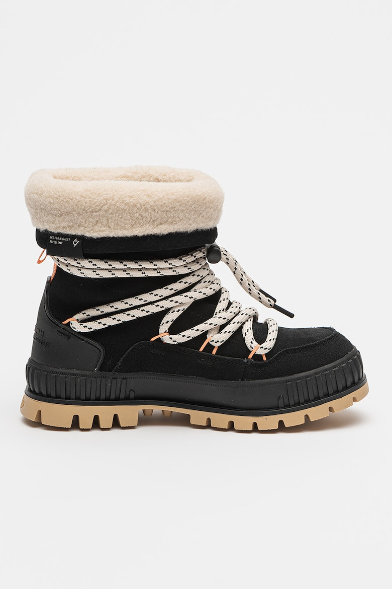 Palladium Cizme medii de piele intoarsa Pallashock Hiver - Pled.ro