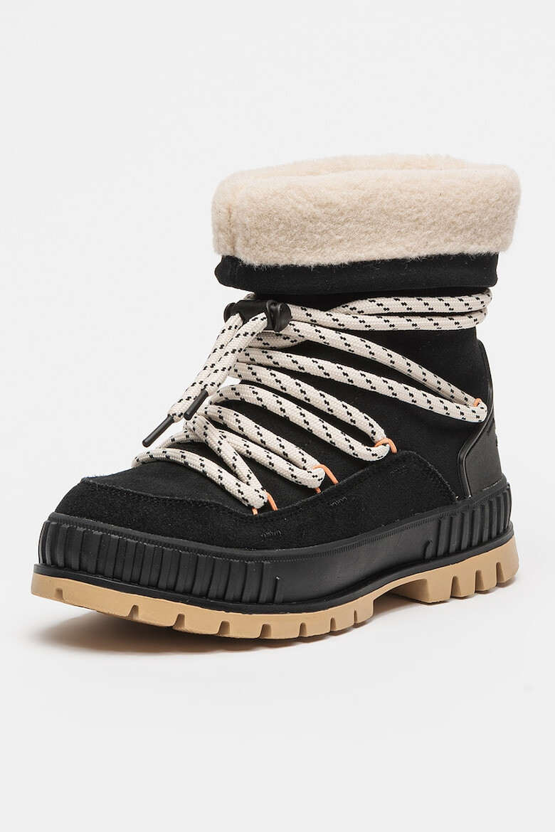 Palladium Cizme medii de piele intoarsa Pallashock Hiver - Pled.ro