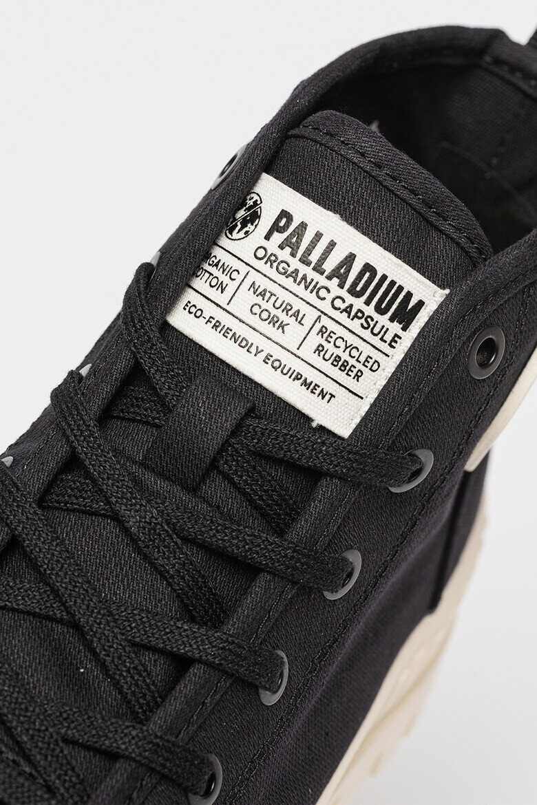 Palladium Pantofi sport mid-high din panza cu aspect masiv - Pled.ro