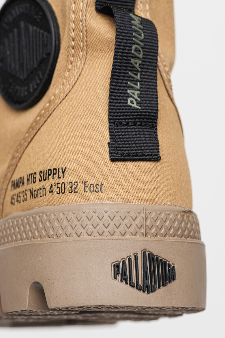 Palladium Tenisi high-top de panza cu logo Pampa - Pled.ro