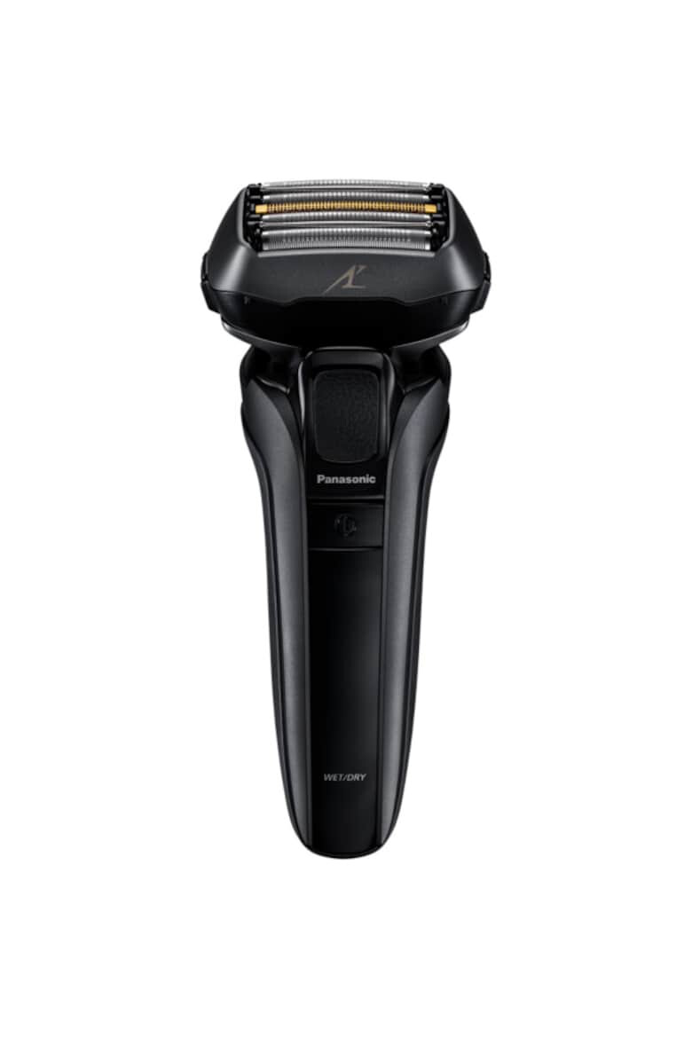 Panasonic Aparat de ras 5 lame "Japanese Blade Technology" Trimmer Senzor pentru barba 50min autonomie Li-Ion Wet & Dry Cap Flexibil 20D Cutie de transport Negru - Pled.ro