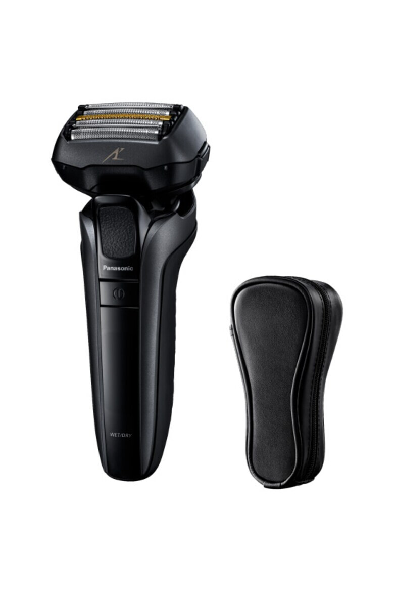 Panasonic Aparat de ras 5 lame "Japanese Blade Technology" Trimmer Senzor pentru barba 50min autonomie Li-Ion Wet & Dry Cap Flexibil 20D Cutie de transport Negru - Pled.ro