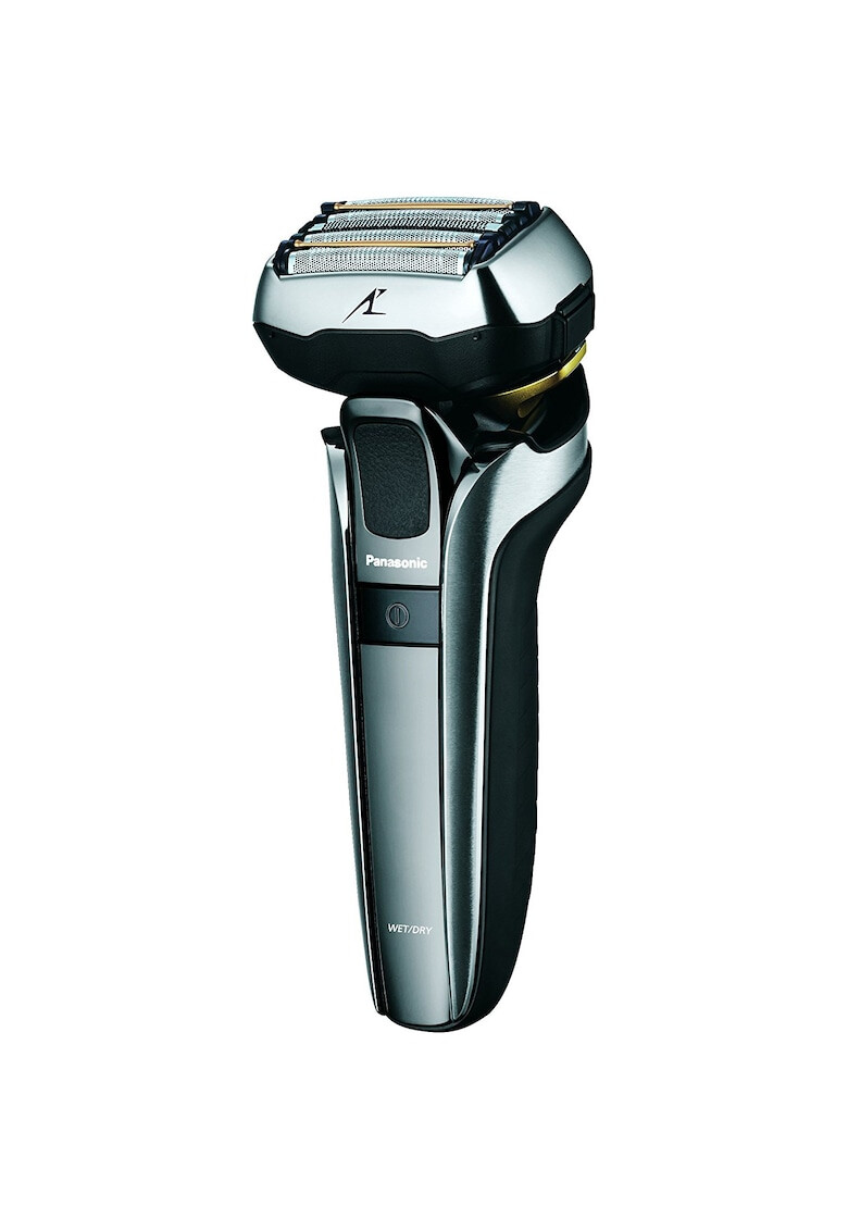 Panasonic Aparat de ras 5 lame Wet & Dry Cap Multi-Flex 5D Statie curatare carcasa metalica Argintiu - Pled.ro