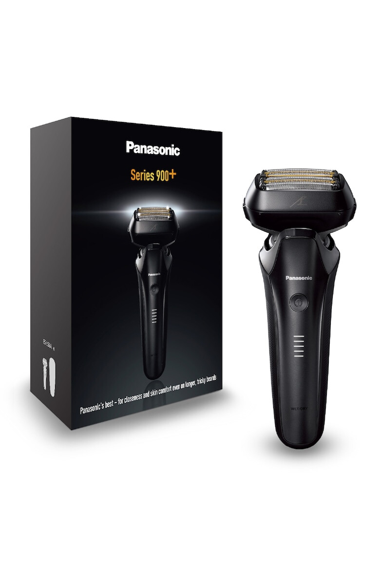 Panasonic Aparat de ras 6 lame "Japanese Blade Technology" Trimmer Senzor pentru barba 50min autonomie Li-Ion Wet & Dry Cap Flexibil 22D Cutie de transport Negru - Pled.ro