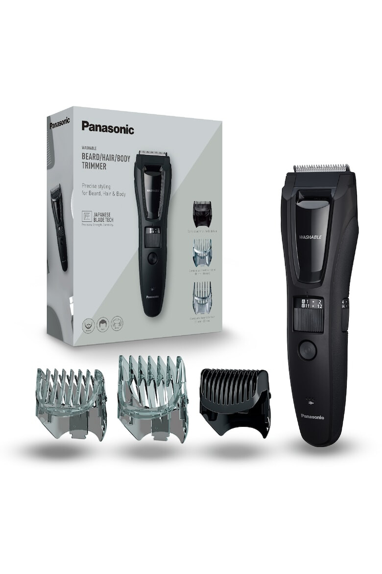 Panasonic Aparat de tuns pentru barba si mustata 1-20 mm Lavabil Negru - Pled.ro