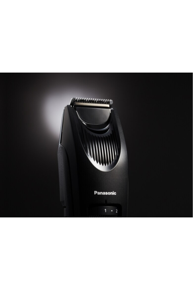 Panasonic Trimmer ER-SB60-S803 lavabil motor liniar de mare viteza 1-10mm 19 de trepte accesoriu pentru finisare precisa Li-ion Argintiu - Pled.ro