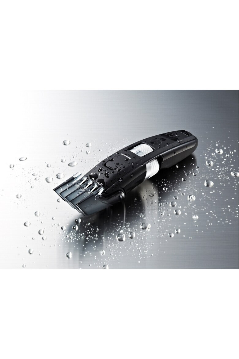 Panasonic Trimmer pentru barba lavabil 0.5-30mm acumulator sau la retea 4 accesorii Negru - Pled.ro