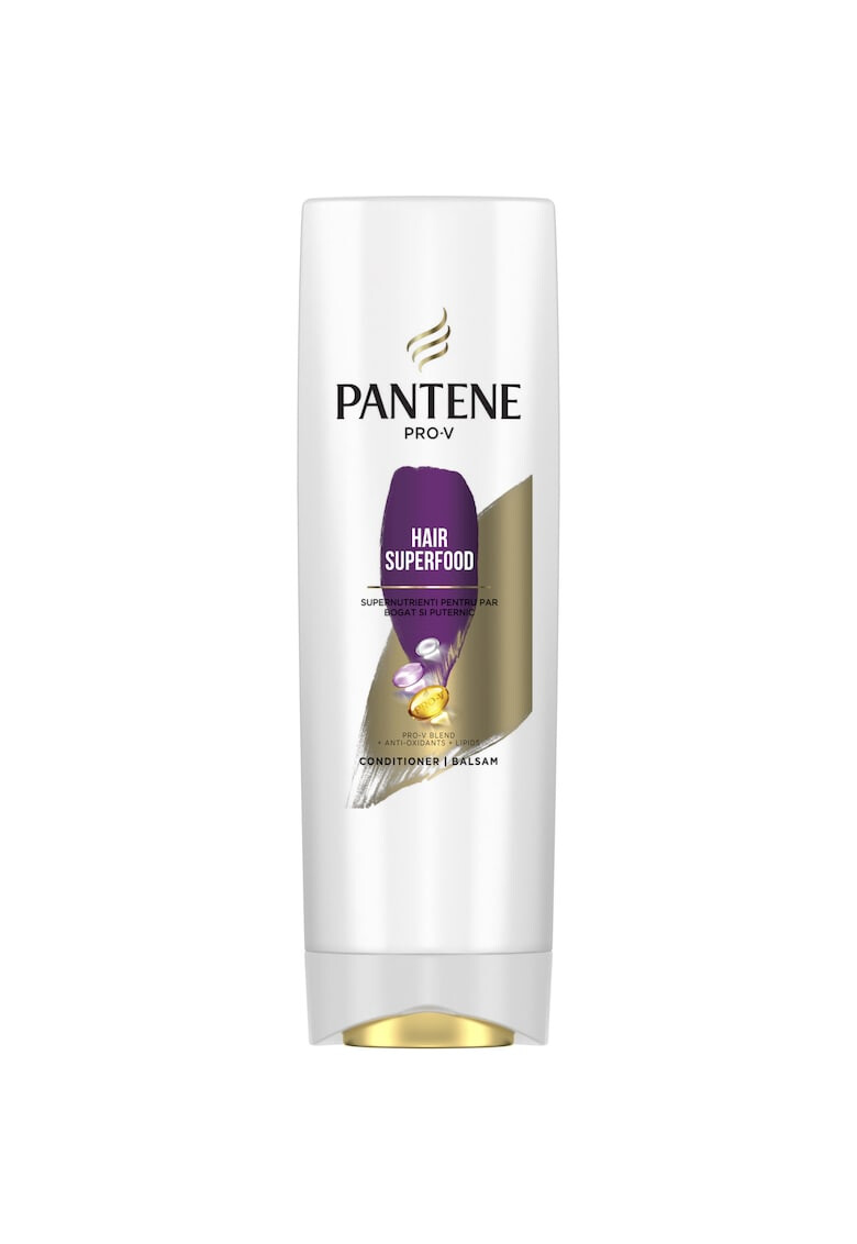 Pantene Balsam de par Pro-V Superfood x2 nutrienti intr-o spalare pentru par uscat si subtiat 220 ml - Pled.ro