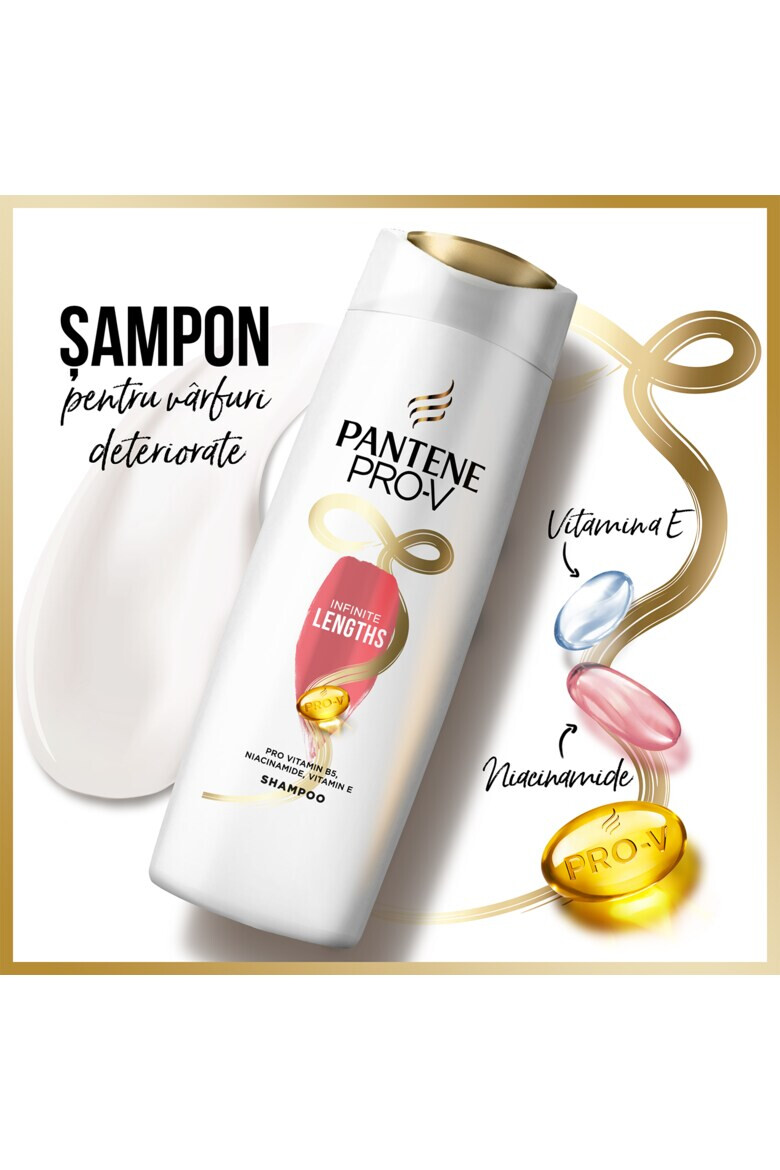 Pantene Sampon Pro-V Infinite Length intareste si hraneste parul deteriorat - Pled.ro