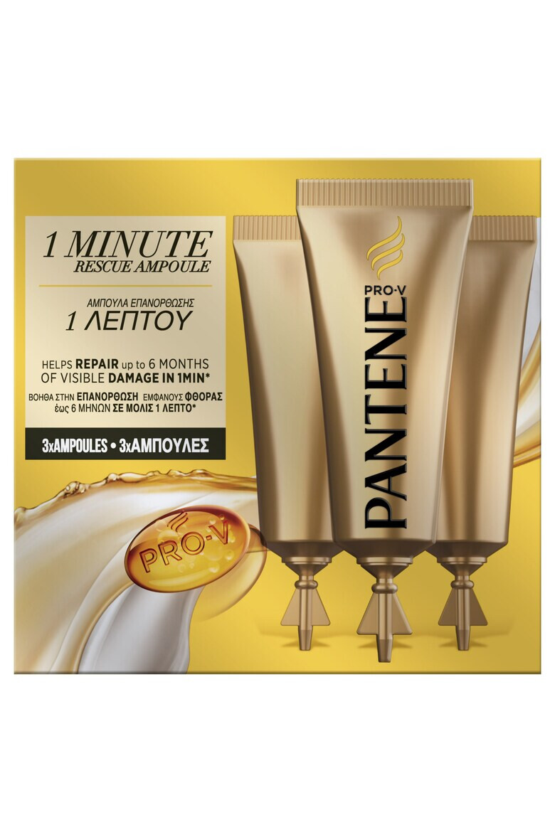 Pantene Tratament fiole Pro-V Repair & Protect pentru par deteriorat 3 x 15 ml - Pled.ro