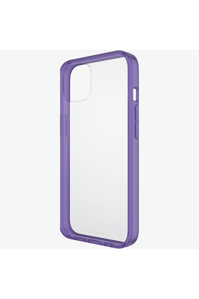 PanzerGlass Husa de protectie pentru Apple iPhone 13 Transparenta / Rama Mov - Pled.ro