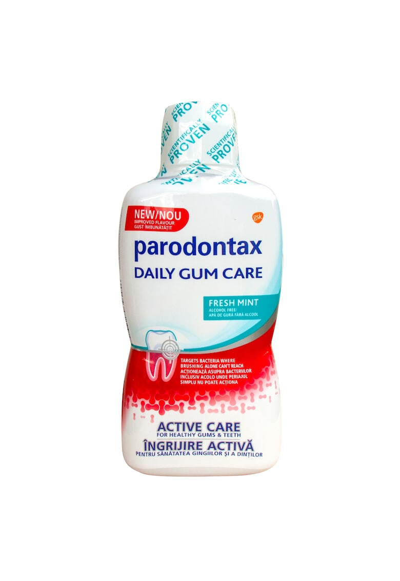 Parodontax Apa de gura fara alcool Daily Gum Care Fresh Mint - Pled.ro