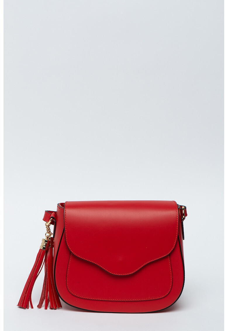 Patrizia Lucchini Geanta crossbody de piele cu canafi - Pled.ro