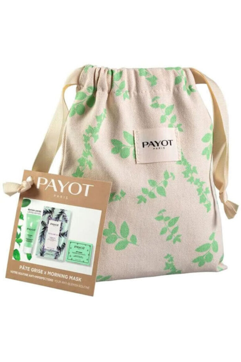 Payot Set masca faciala/gel facial/servetele absorbante/geanta cosmetica Purificatoare - Pled.ro