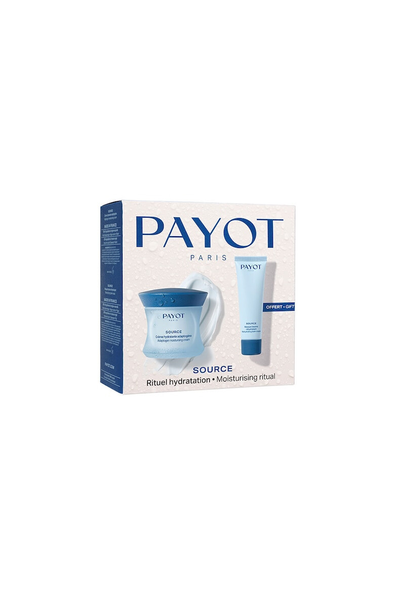 Payot Set Source Masca cu balsam Source Rehydrating 50 ml + Crema hidratanta cu adaptogeni 50 ml - Pled.ro