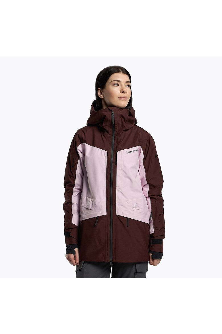 Peak Performance Jacheta ski dama Gravity Poliamida GoreTex Roz/Maro - Pled.ro