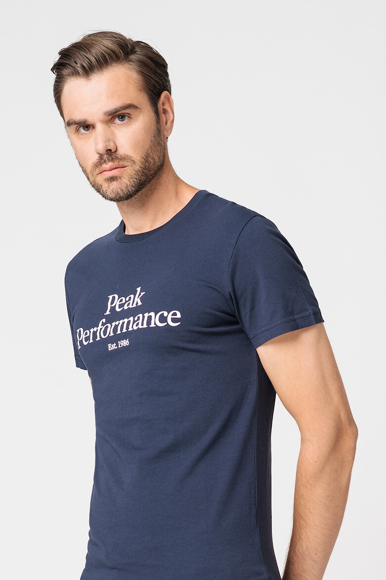 Peak Performance Tricou de bumbac organic cu imprimeu logo pe piept - Pled.ro