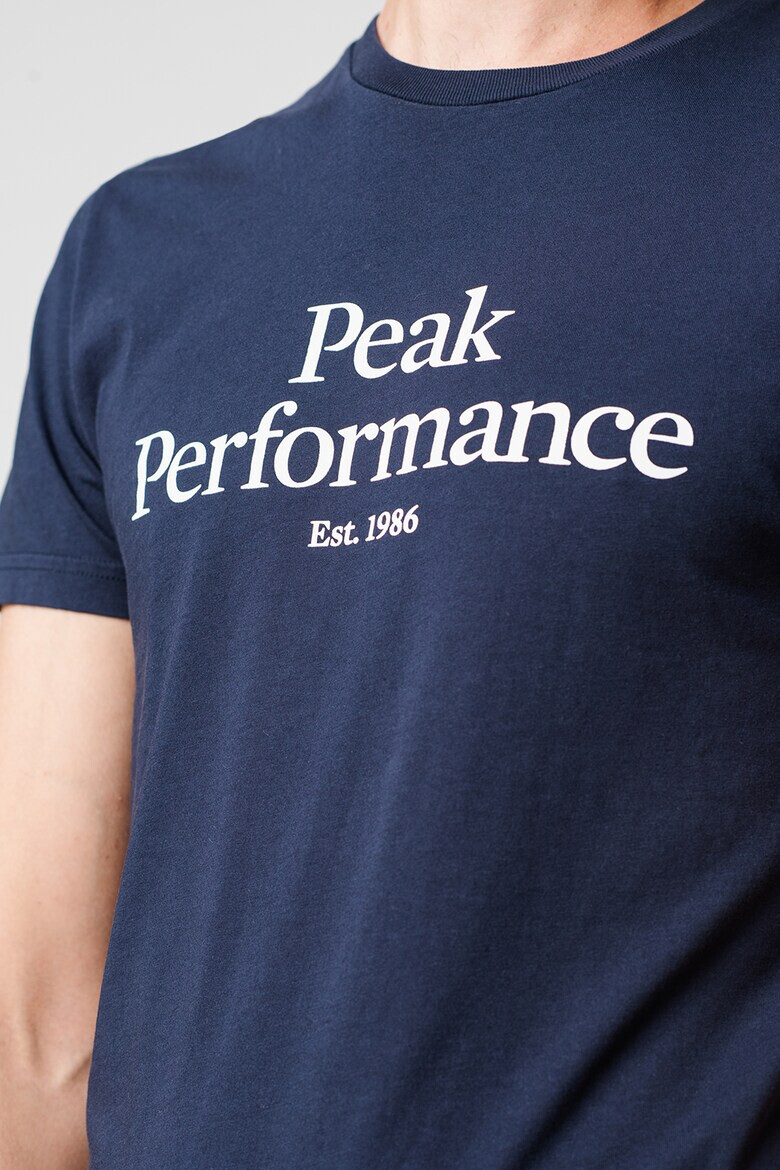 Peak Performance Tricou de bumbac organic cu imprimeu logo pe piept - Pled.ro