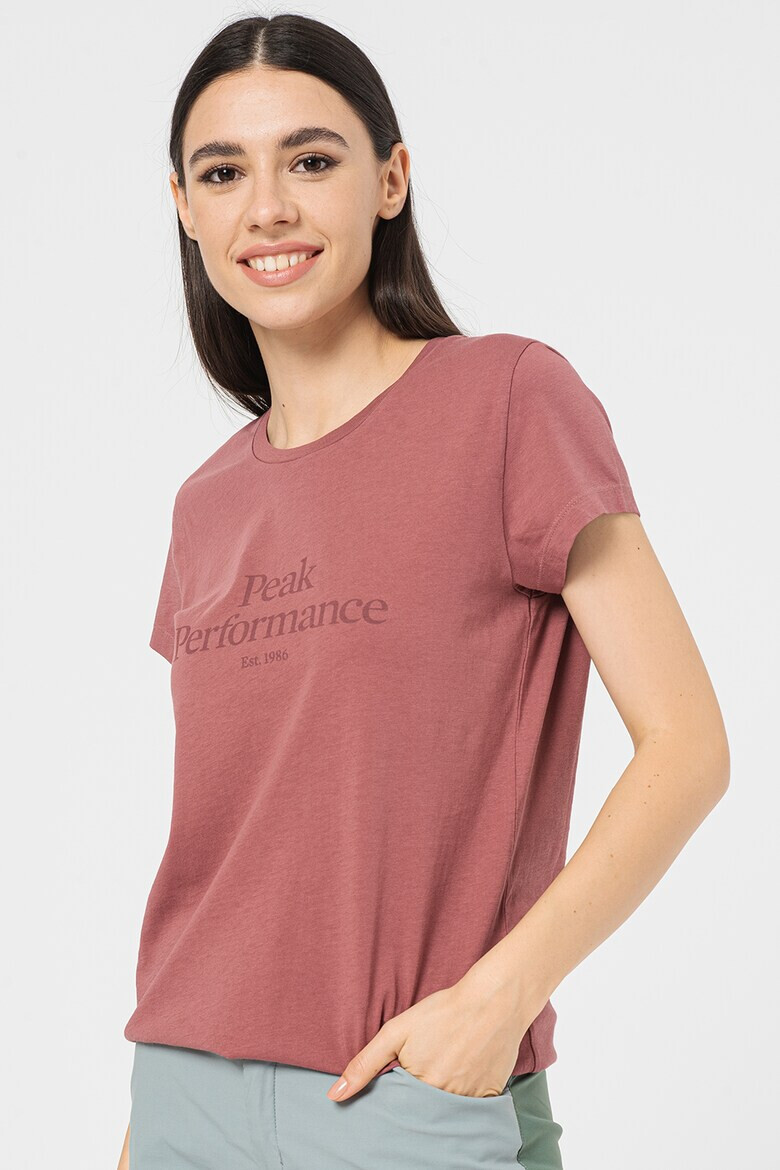 Peak Performance Tricou de bumbac organic cu logo Original - Pled.ro