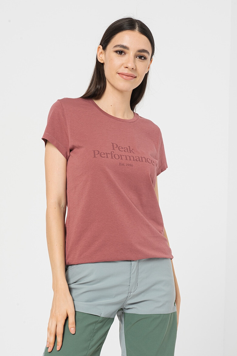 Peak Performance Tricou de bumbac organic cu logo Original - Pled.ro