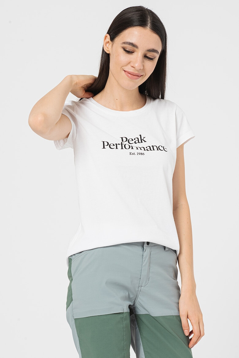 Peak Performance Tricou de bumbac organic cu logo Original - Pled.ro